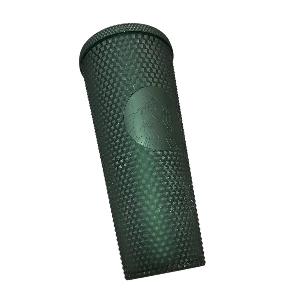 Starbucks Studded Tumbler - Matte Dark Green, 24 oz 2022 Holiday Acrylic